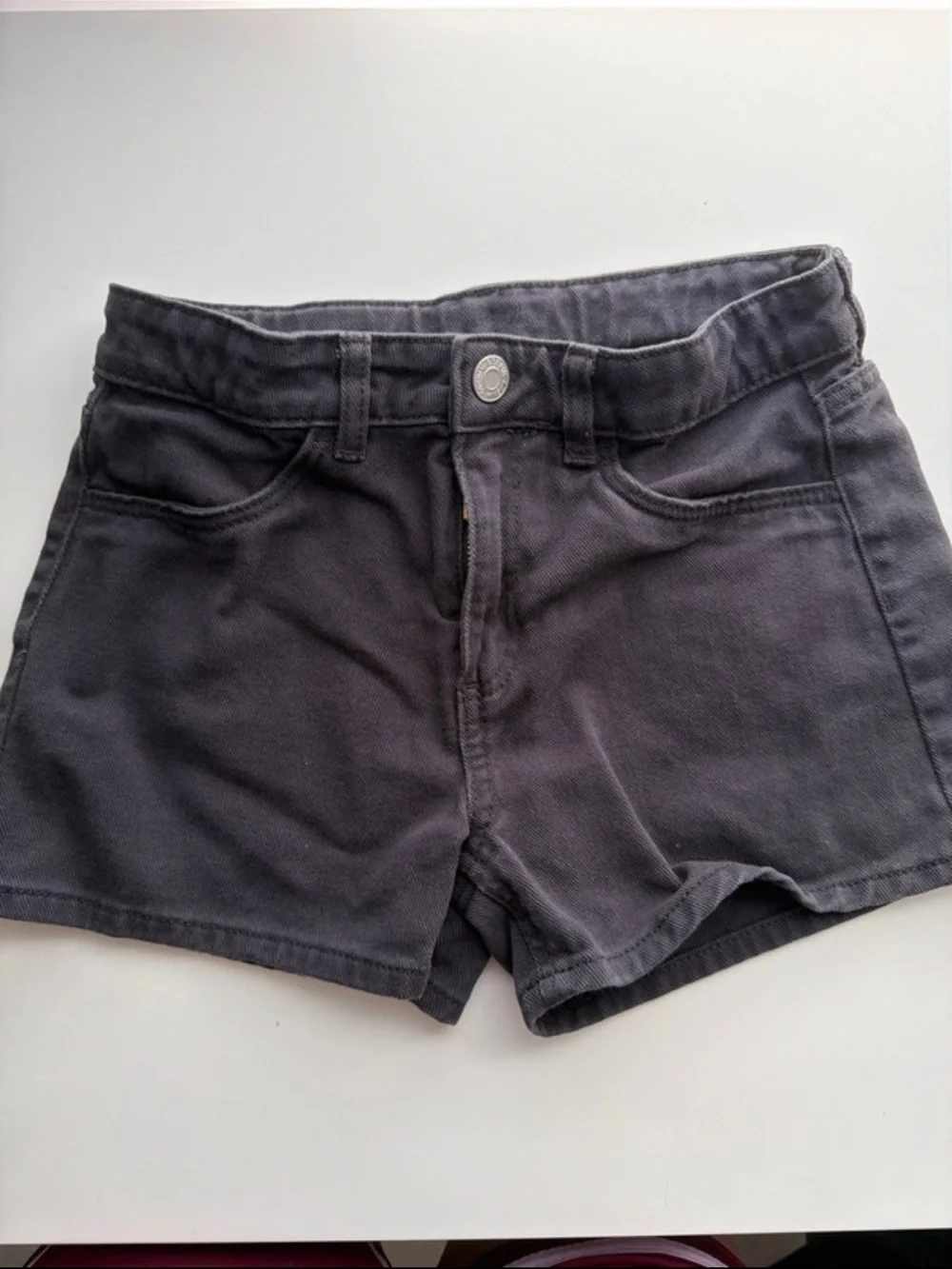 Kids Two-Pack denim shorts- Black & Cream